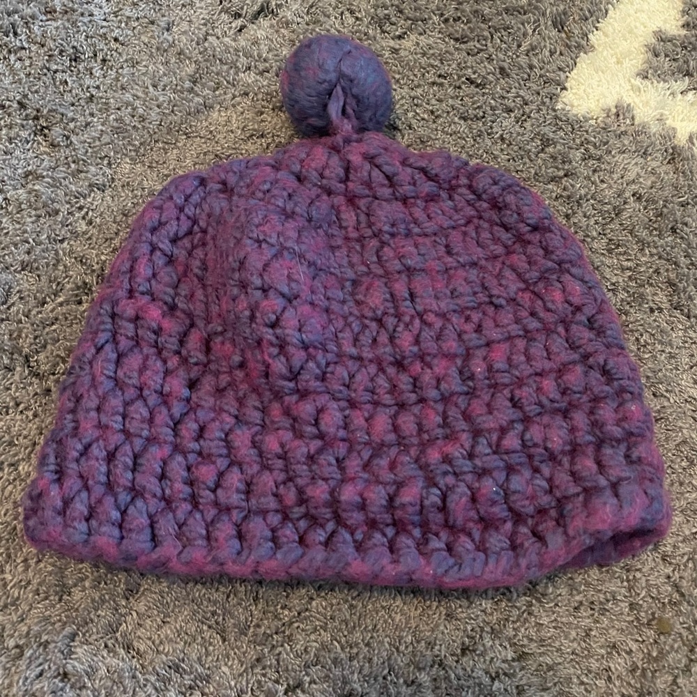 Purple hat